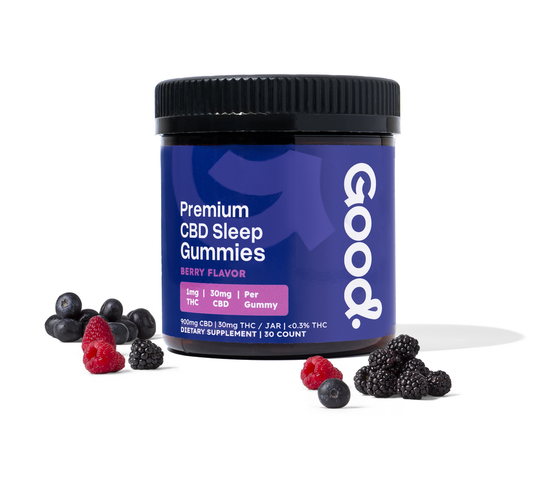 BERRY CBD SLEEP GUMMIES, 30MG CBD + 3MG CBN