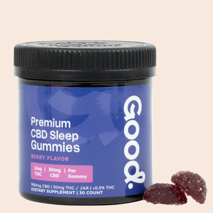Premium CBD Sleep Gummies (Berry Flavor) - Good Organics