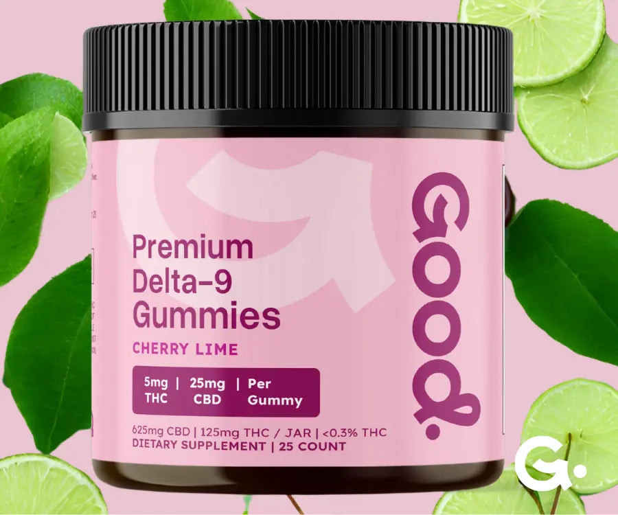 5mg Delta 9 Gummies (Cherry Lime) - Good Organics