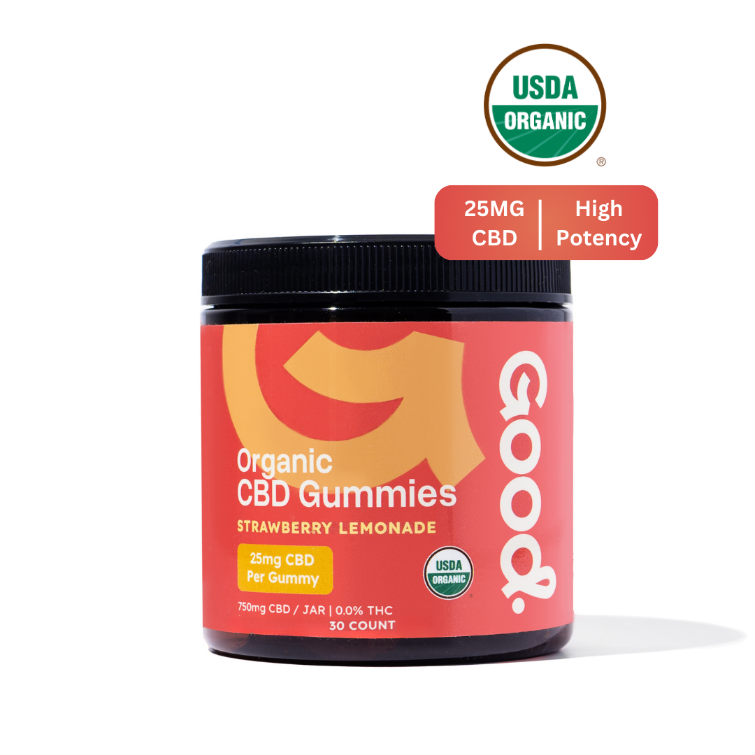 ORGANIC STRAWBERRY LEMONADE CBD GUMMIES