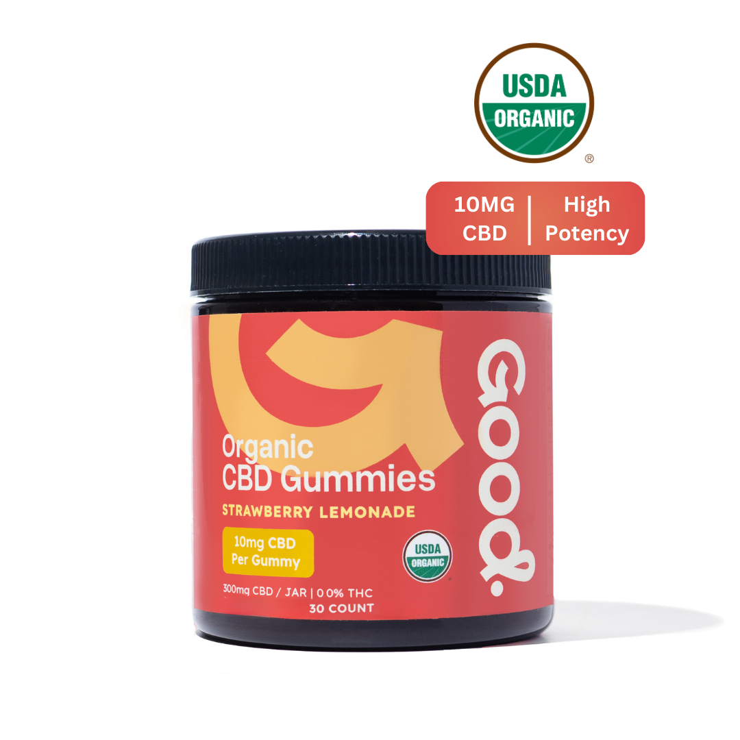 ORGANIC STRAWBERRY LEMONADE CBD GUMMIES