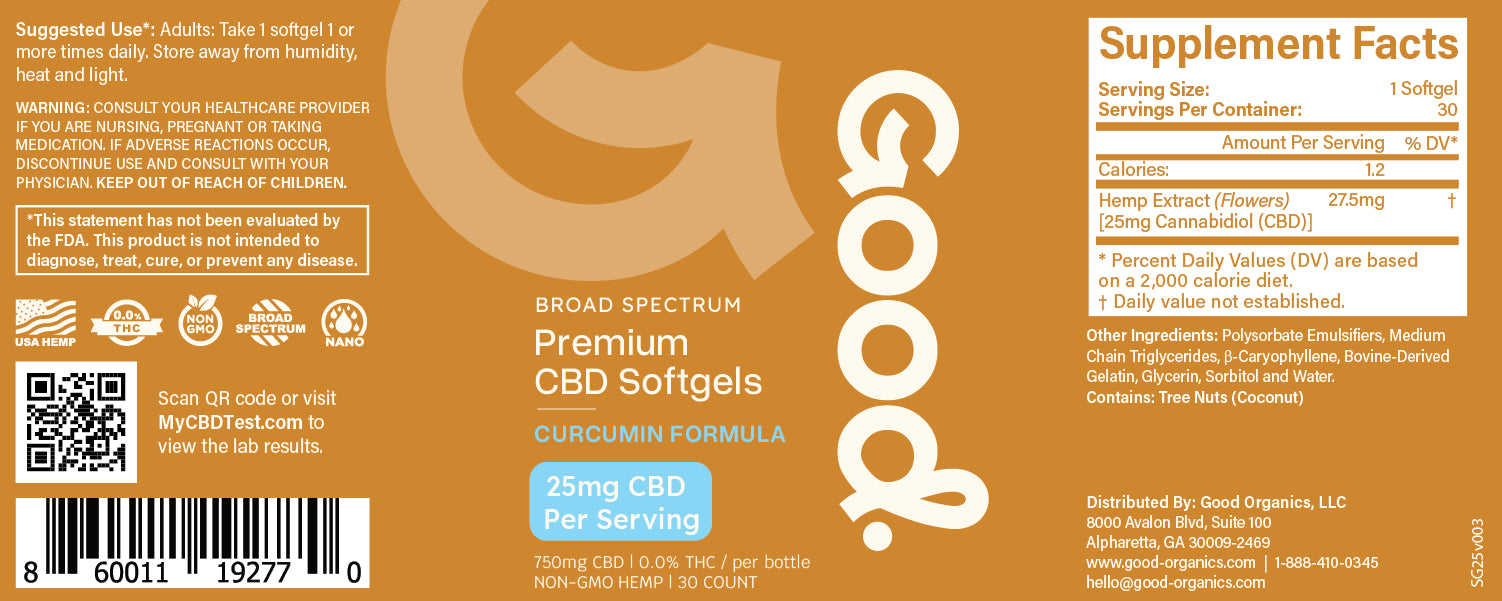 CURCUMIN FORMULA CBD SOFTGELS