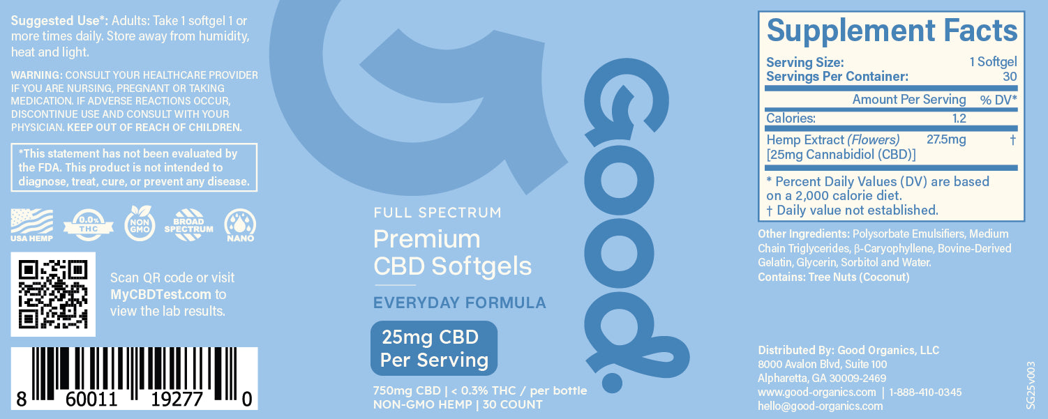 EVERYDAY FORMULA CBD & THC SOFTGELS