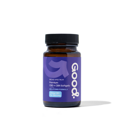 CBD SLEEP SOFTGELS WITH MELATONIN &amp; CBN (750MG TOTAL)