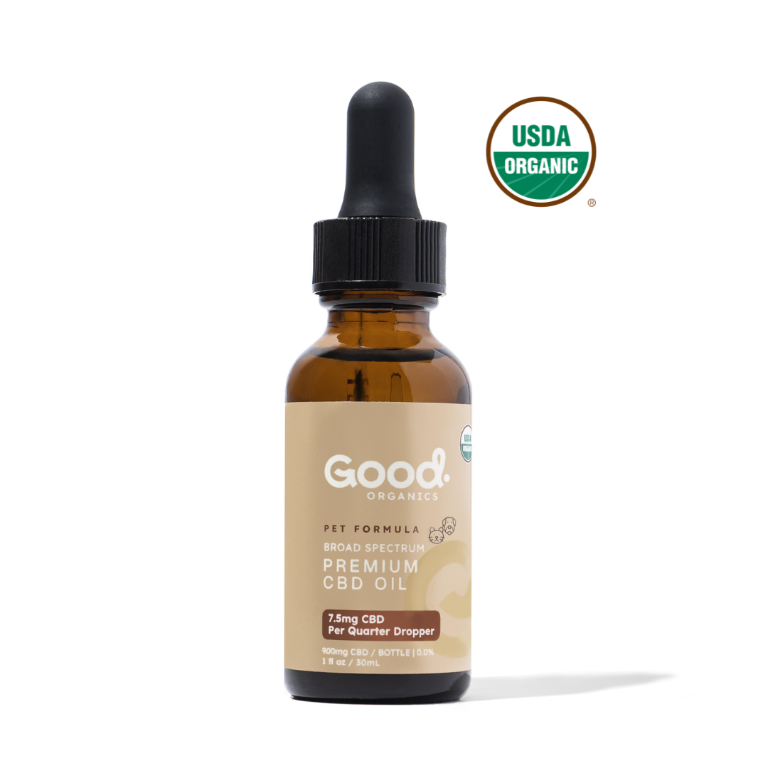 USDA ORGANIC CBD TINCTURE FOR DOGS, CATS &amp; PETS