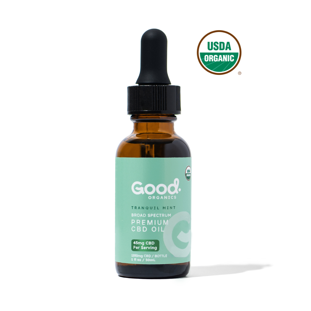 USDA ORGANIC TRANQUIL MINT CBD TINCTURE