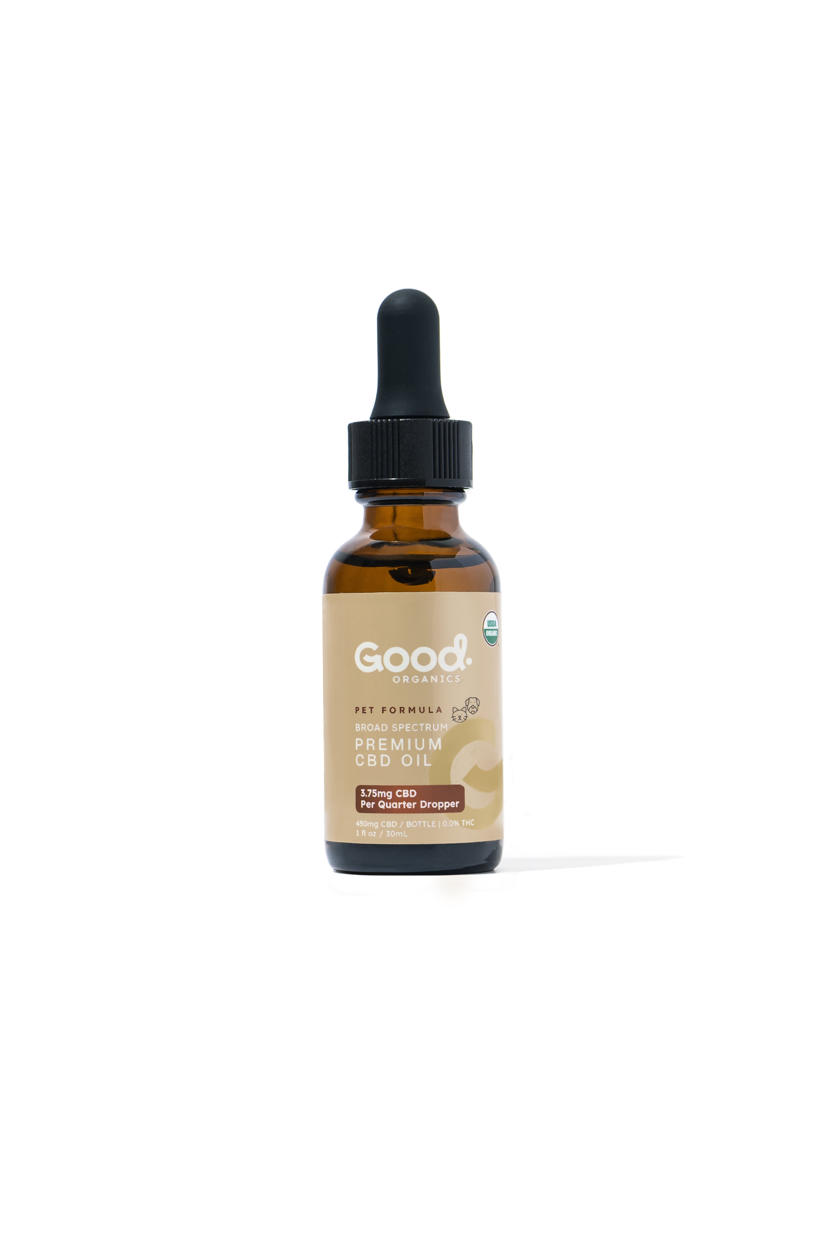 USDA ORGANIC CBD TINCTURE FOR DOGS, CATS &amp; PETS