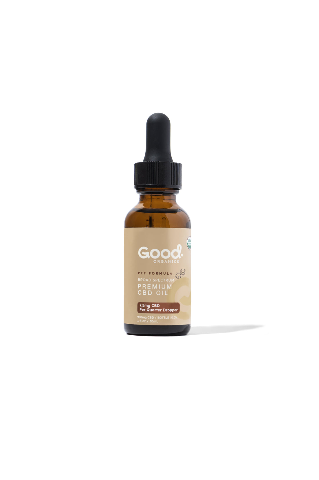 USDA ORGANIC CBD TINCTURE FOR DOGS, CATS &amp; PETS